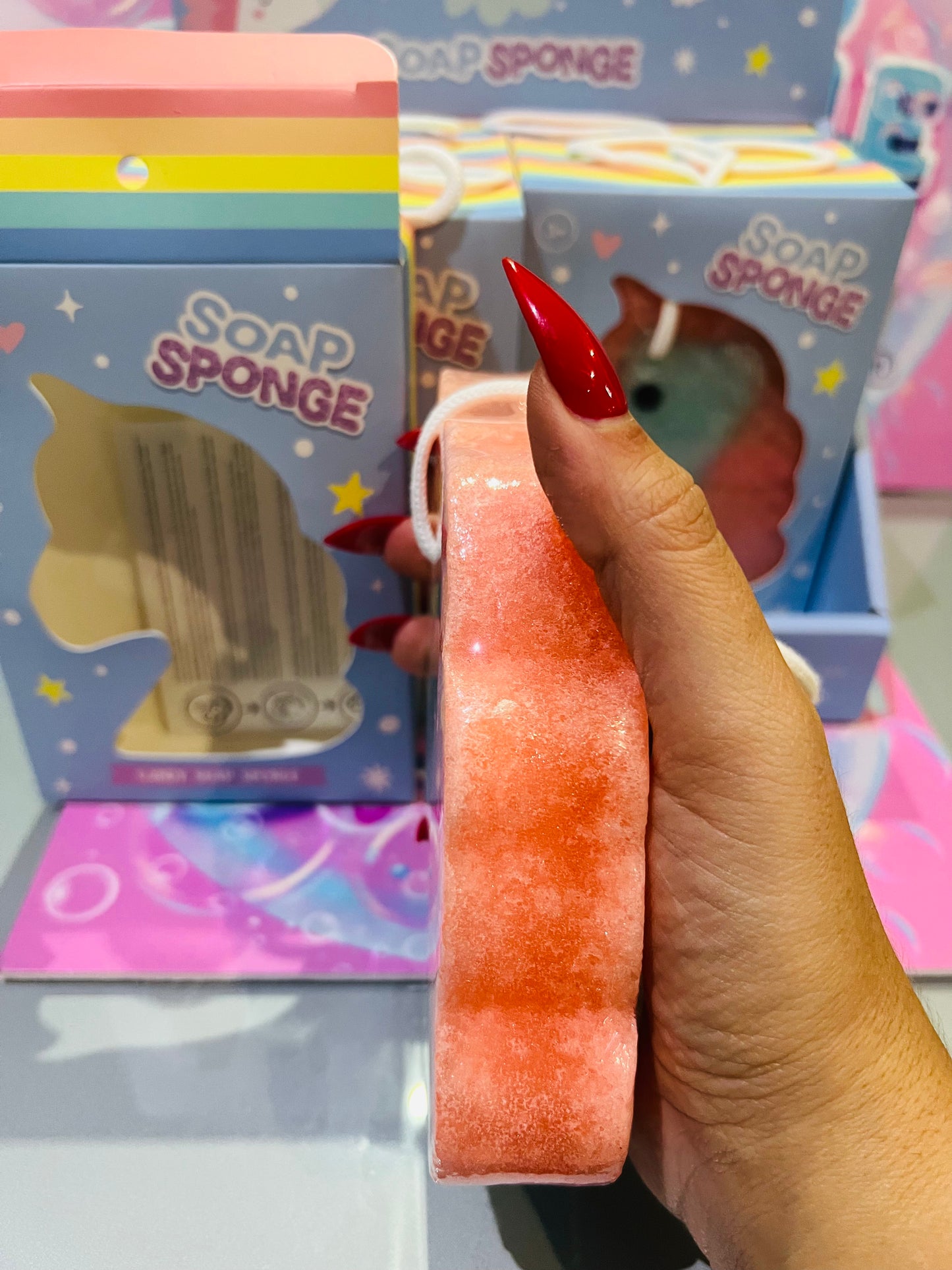 ESPONJA DE BANHO UNICORN MAGIC COM SABÃO
