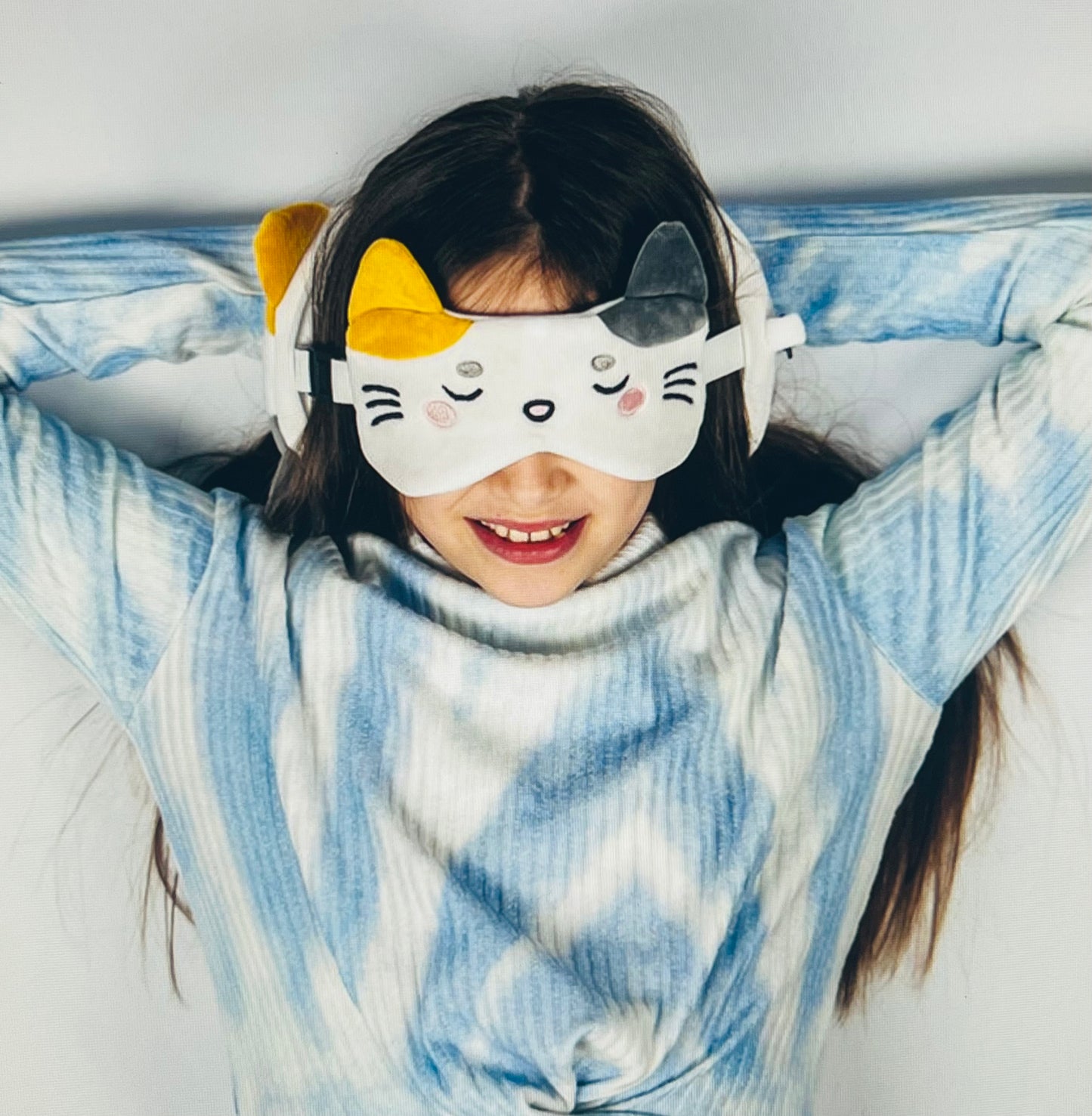 Almofada de Viagem e máscara para dormir Relaxe-Lola Lola a gata