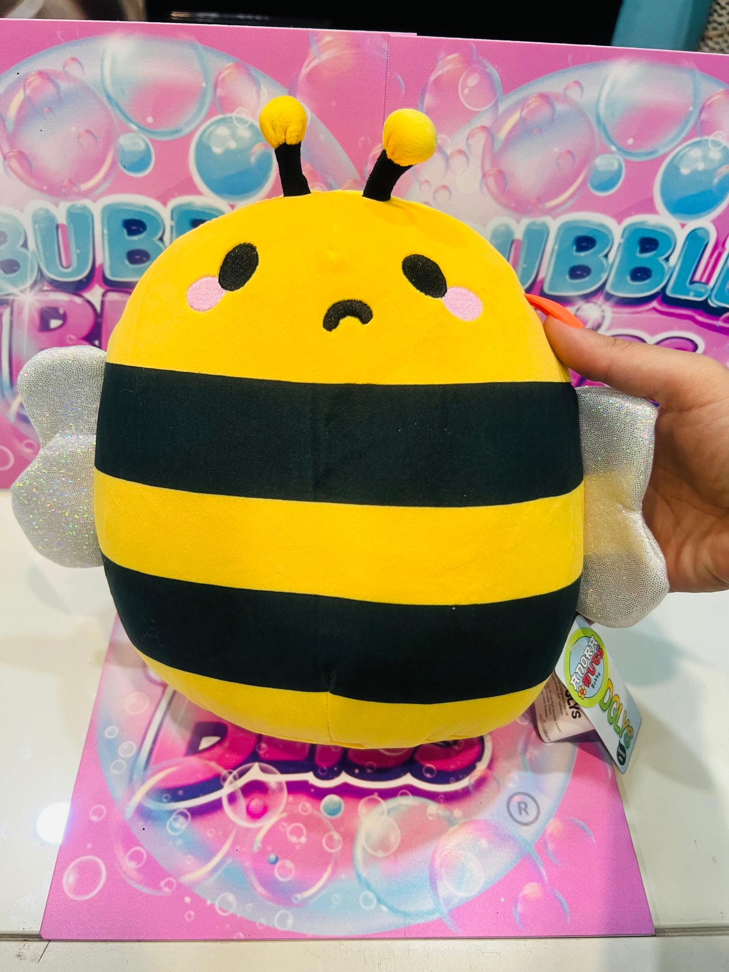 Peluche Fofinho Squidglys Bobby a abelha - Adorabugs