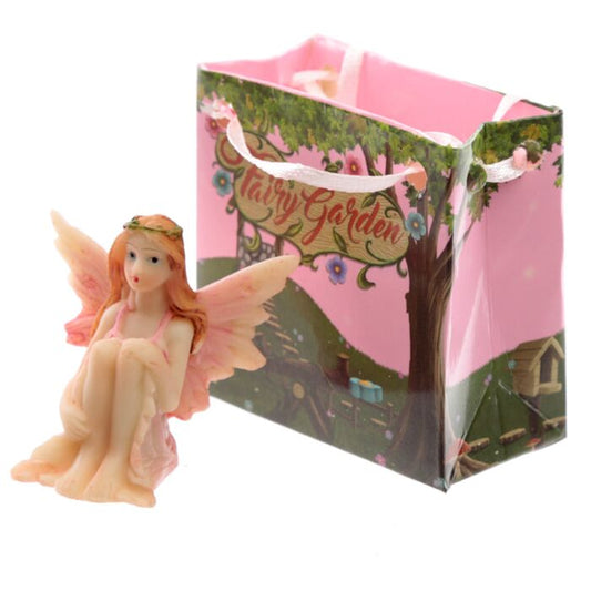 Fada Floral Miniatura em Mini Saco – Fairy Garden Colecionável