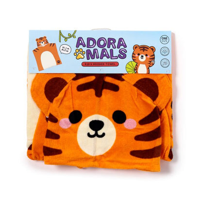 Toalha Infantil com Capuz Alfie Tigre 100% Algodão