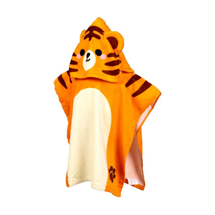 Toalha Infantil com Capuz Alfie Tigre 100% Algodão