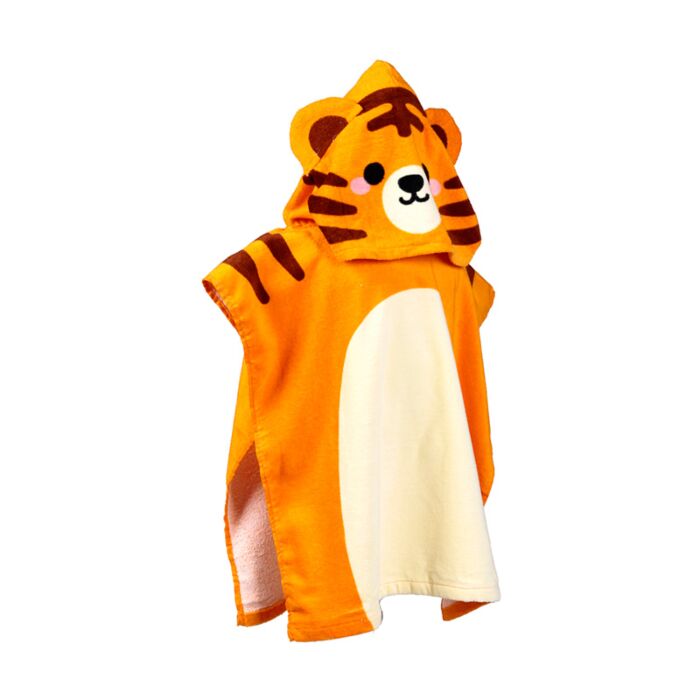 Toalha Infantil com Capuz Alfie Tigre 100% Algodão