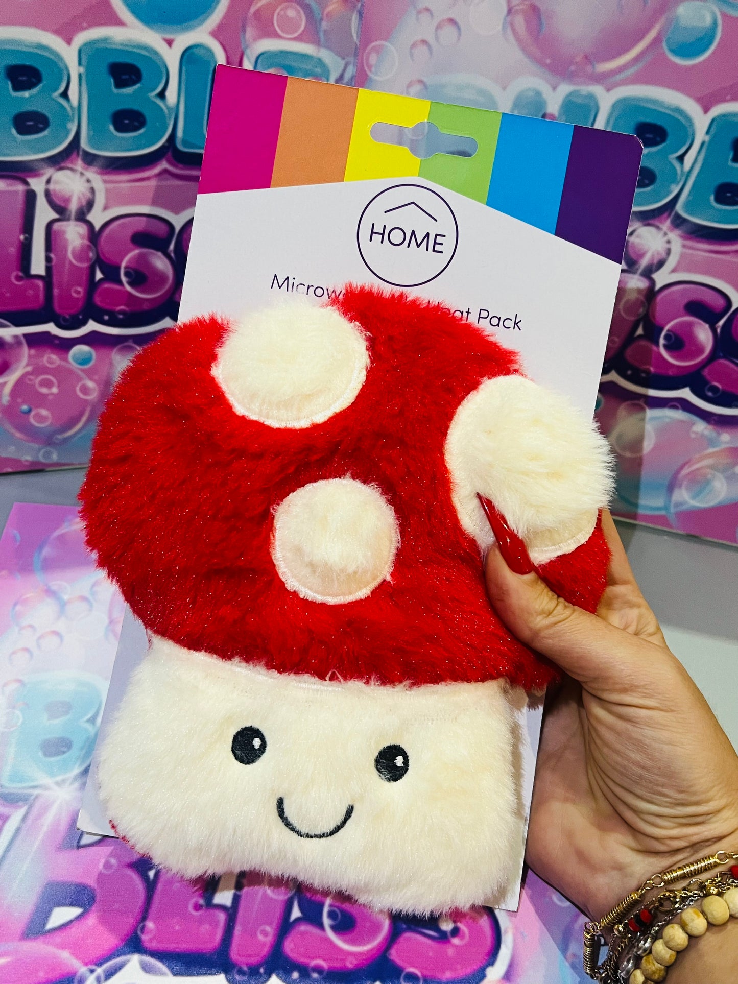 Botija de Pelúcia Cogumelo