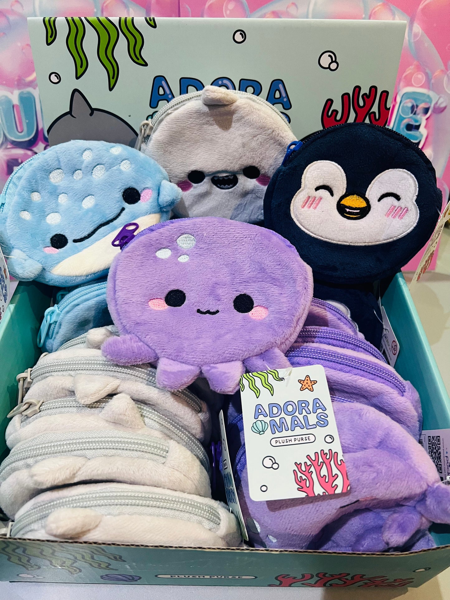 PORTA MOEDAS PELUCHES DO MAR