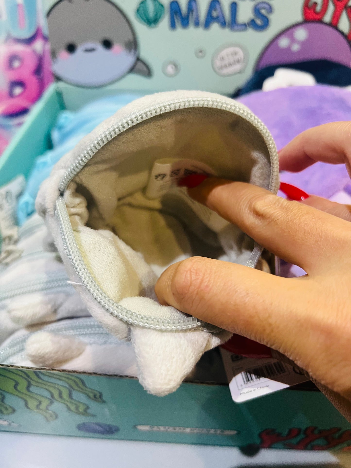 PORTA MOEDAS PELUCHES DO MAR