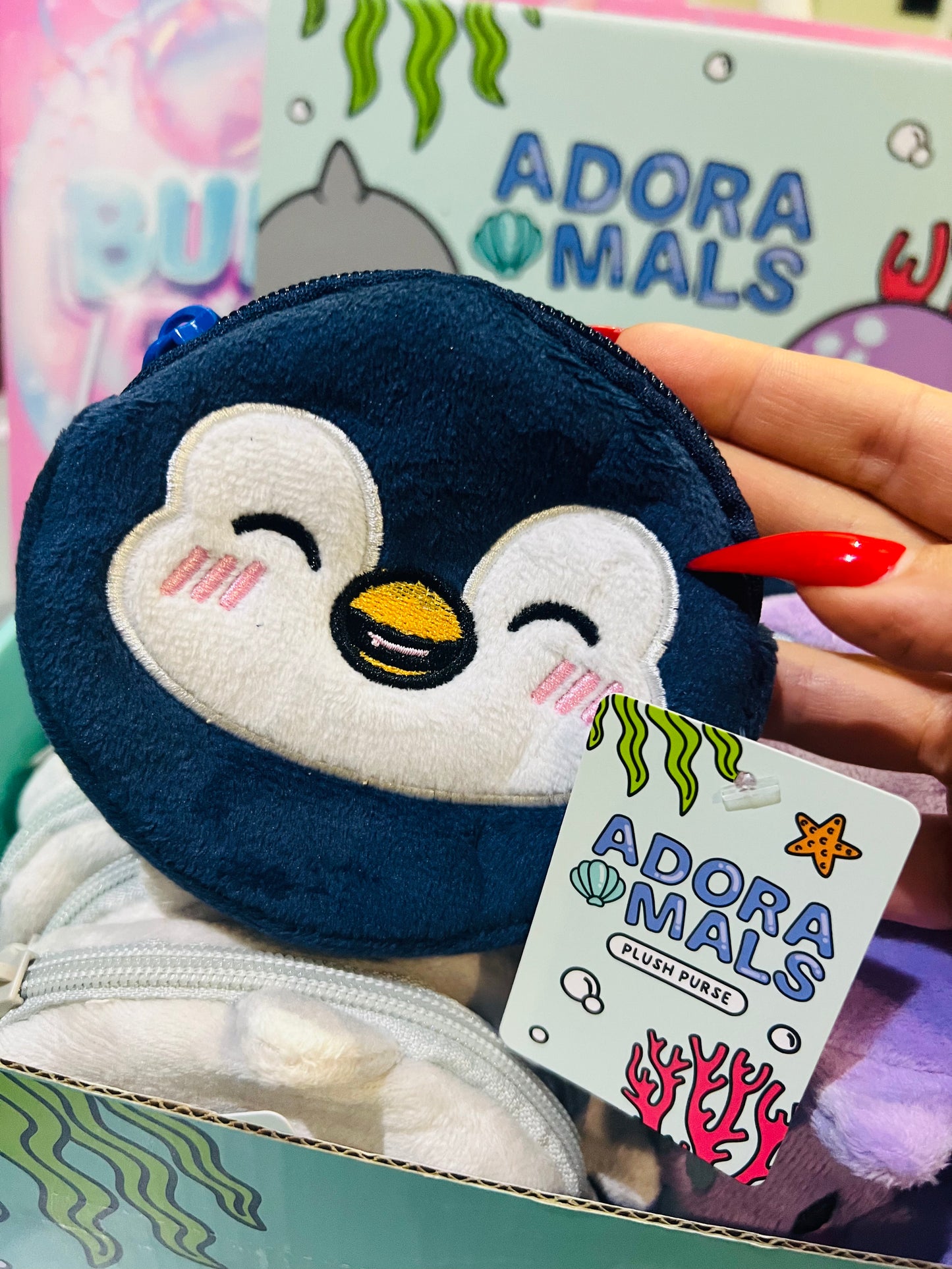 PORTA MOEDAS PELUCHES DO MAR