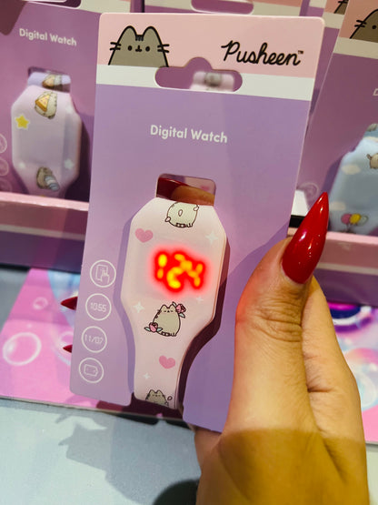 RELÓGIOS DIGITAIS PUSHEEN