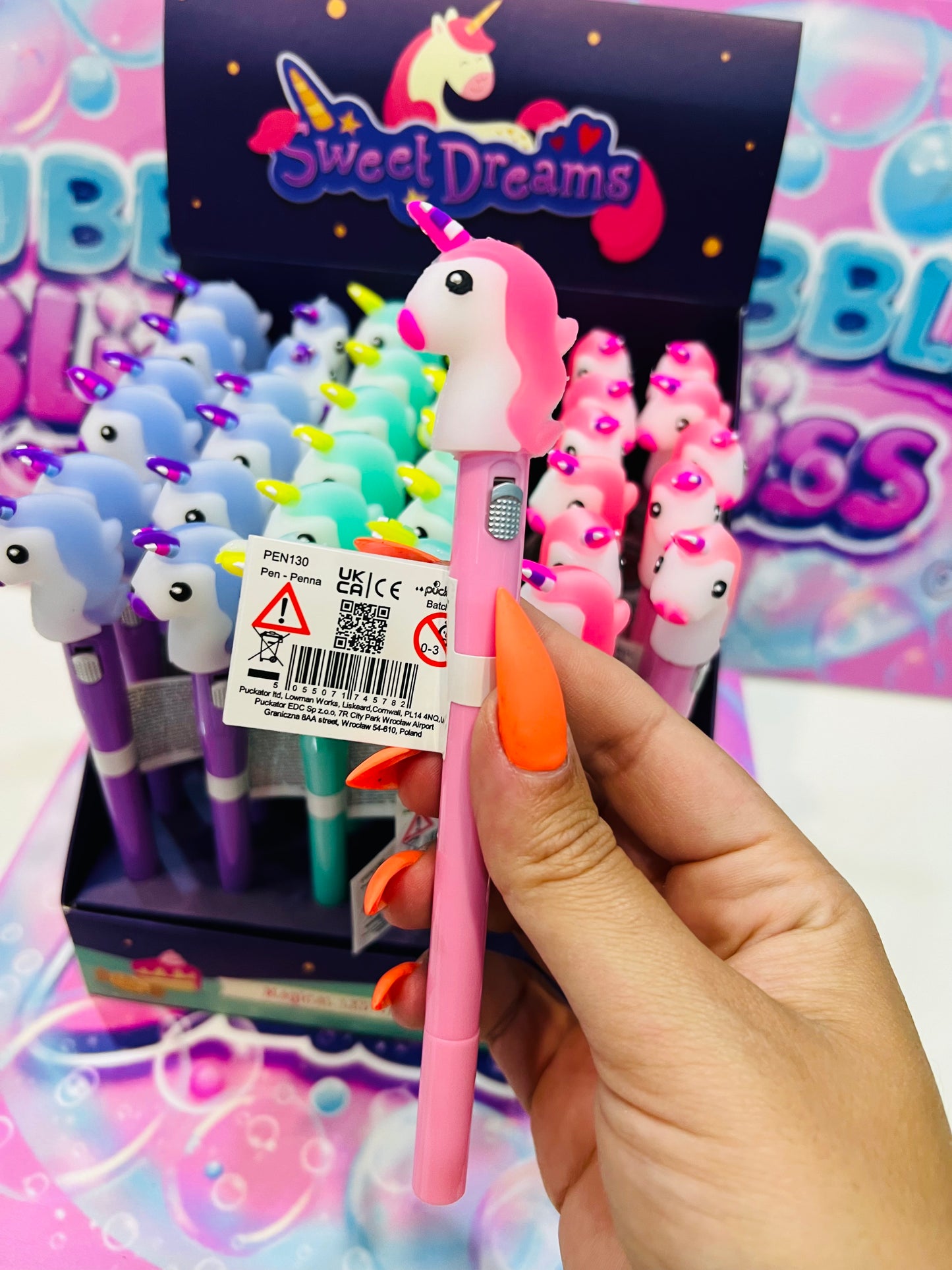 Caneta LED - Unicórnio Bons Sonhos