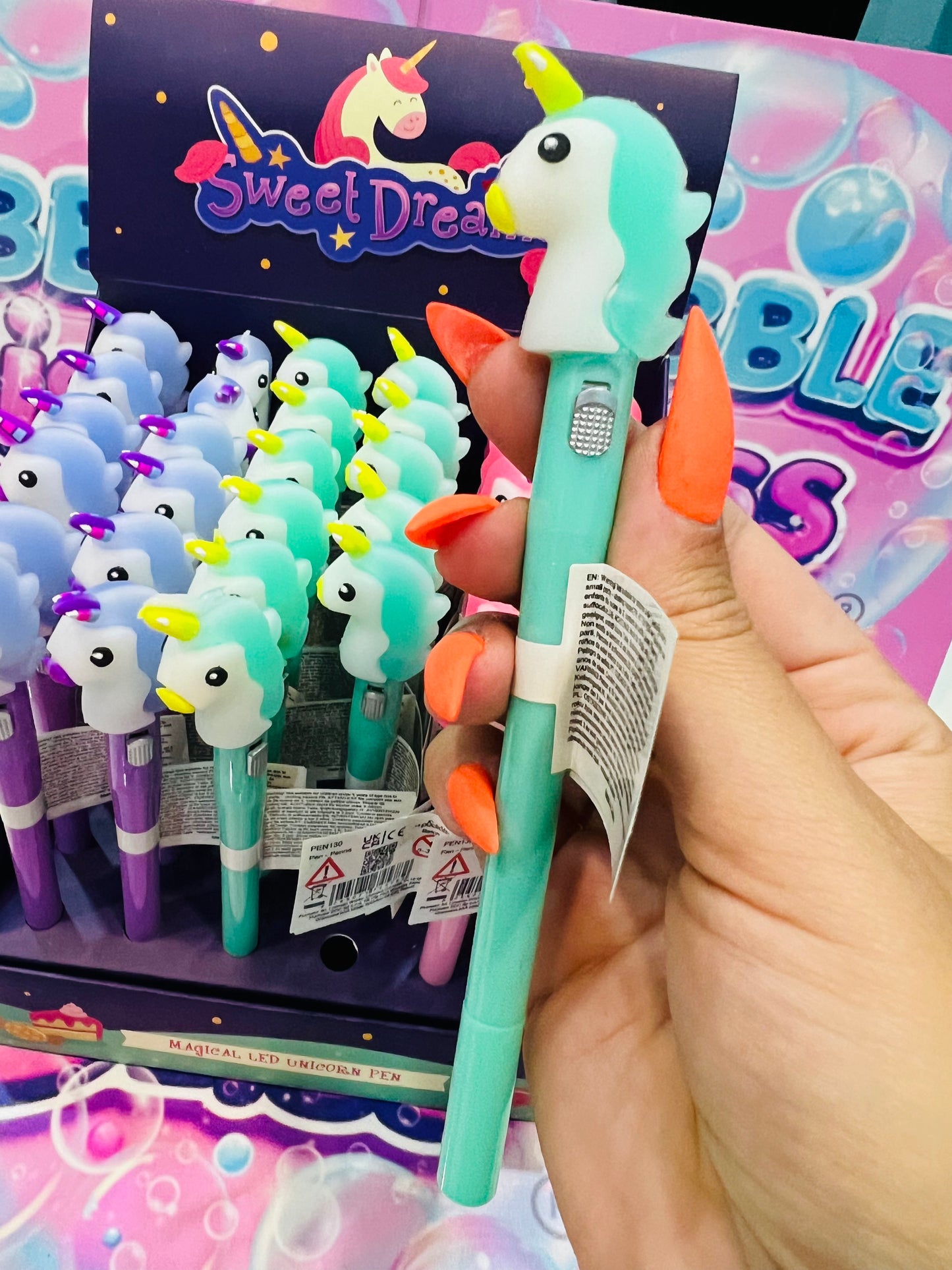 Caneta LED - Unicórnio Bons Sonhos