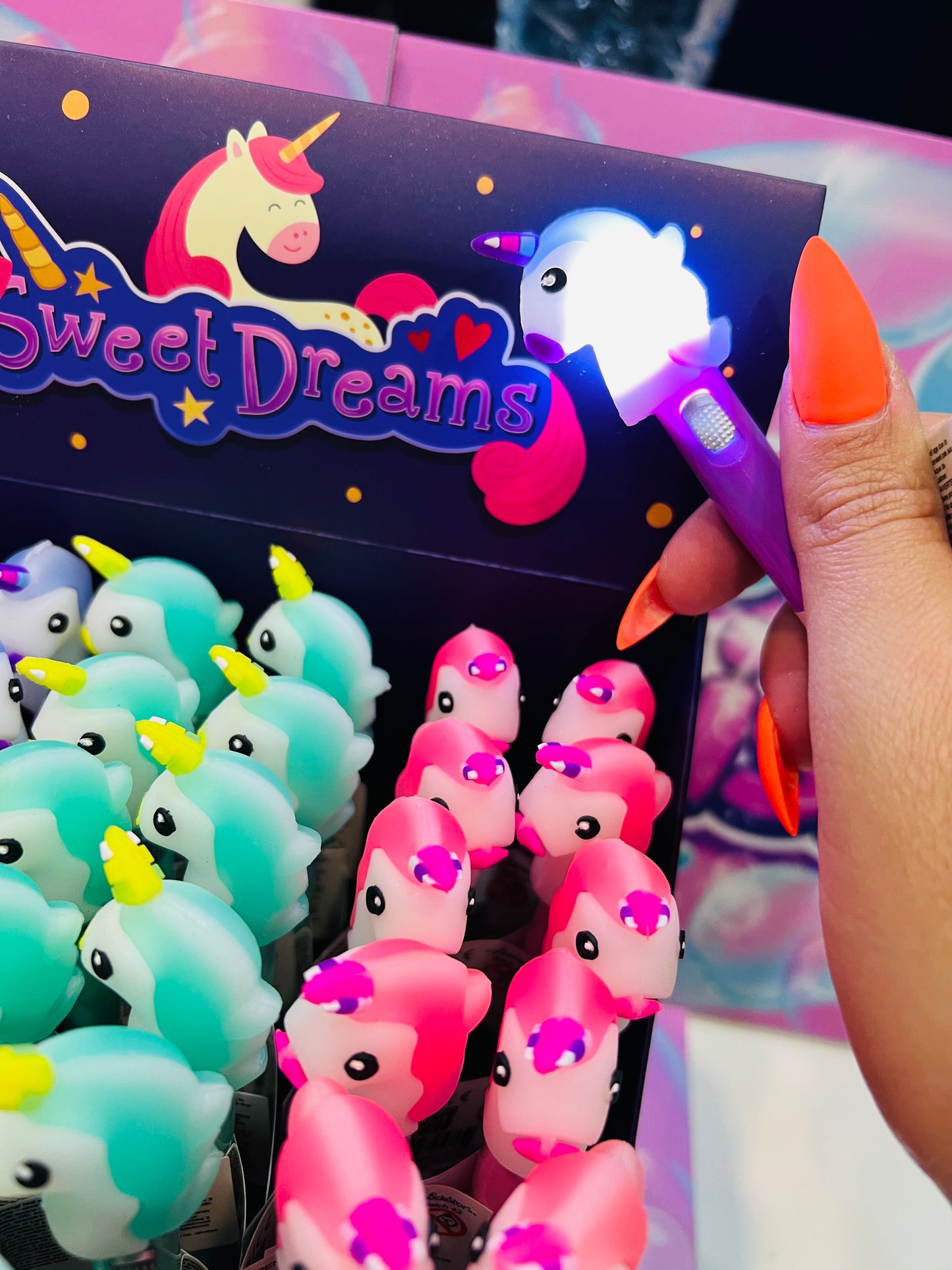 Caneta LED - Unicórnio Bons Sonhos