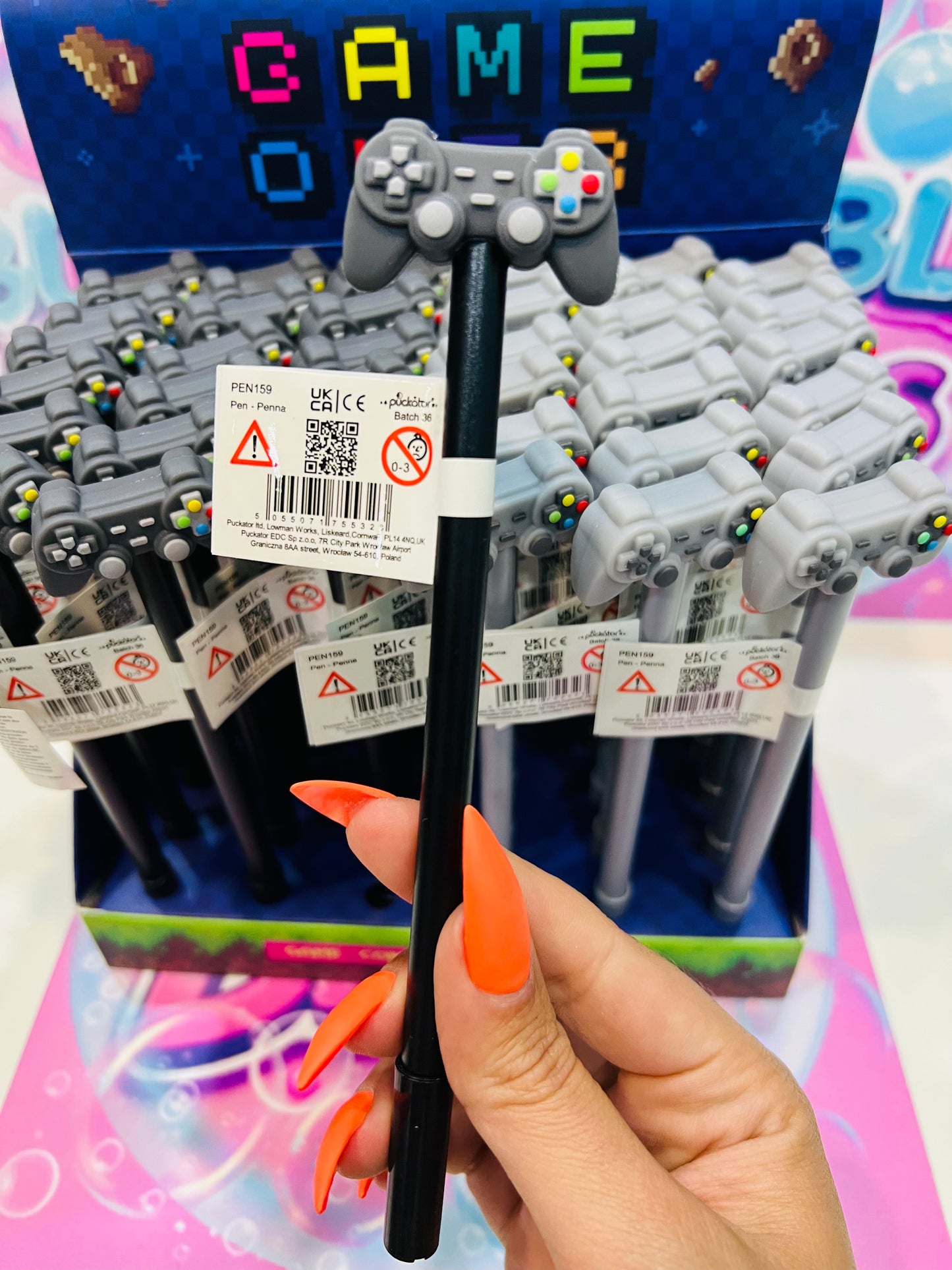 Caneta com Detalhe - Game Over