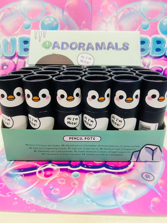 Pinguim - Tubo com 12 lápis de cor