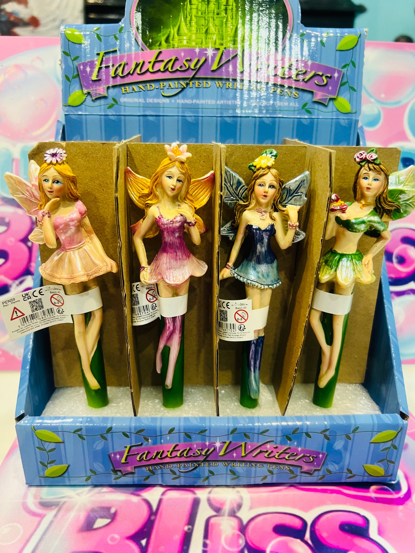 Caneta Fantasía Fadas