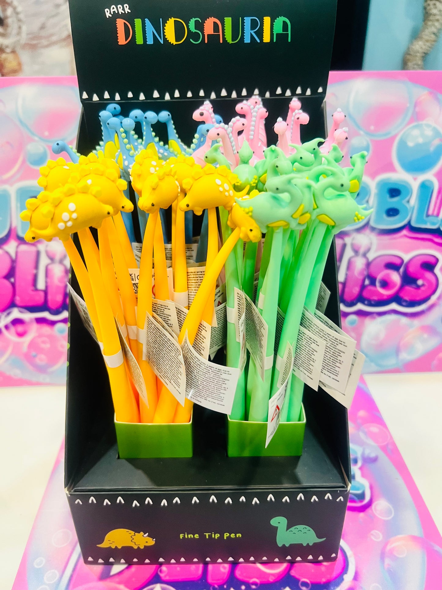 Caneta de Ponta Fina - dinossauro