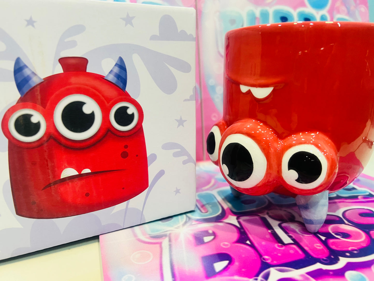 Caneca Reversível Monstarz Vermelho