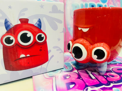 Caneca Reversível Monstarz Vermelho