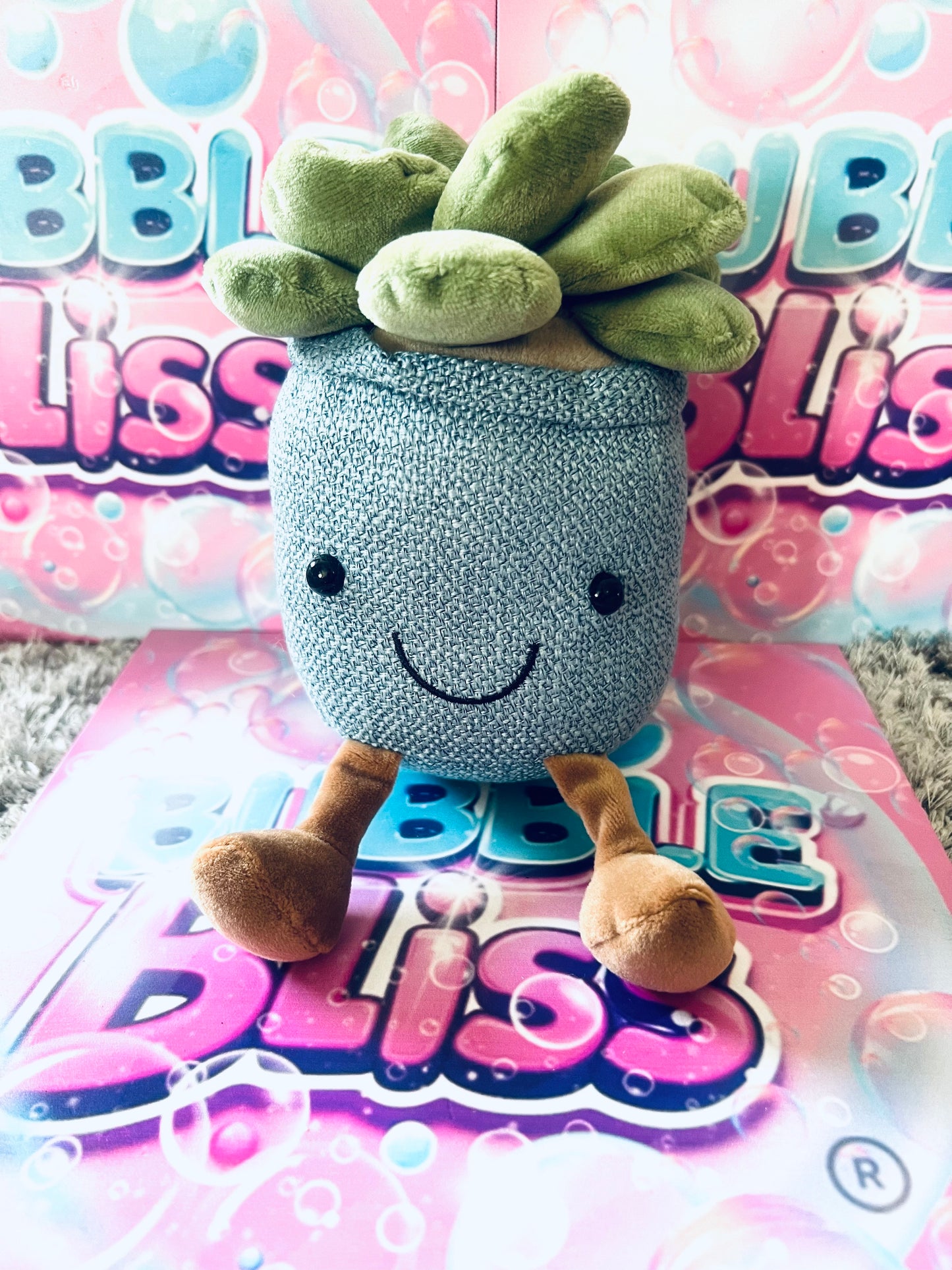 Vaso Flor Peluche