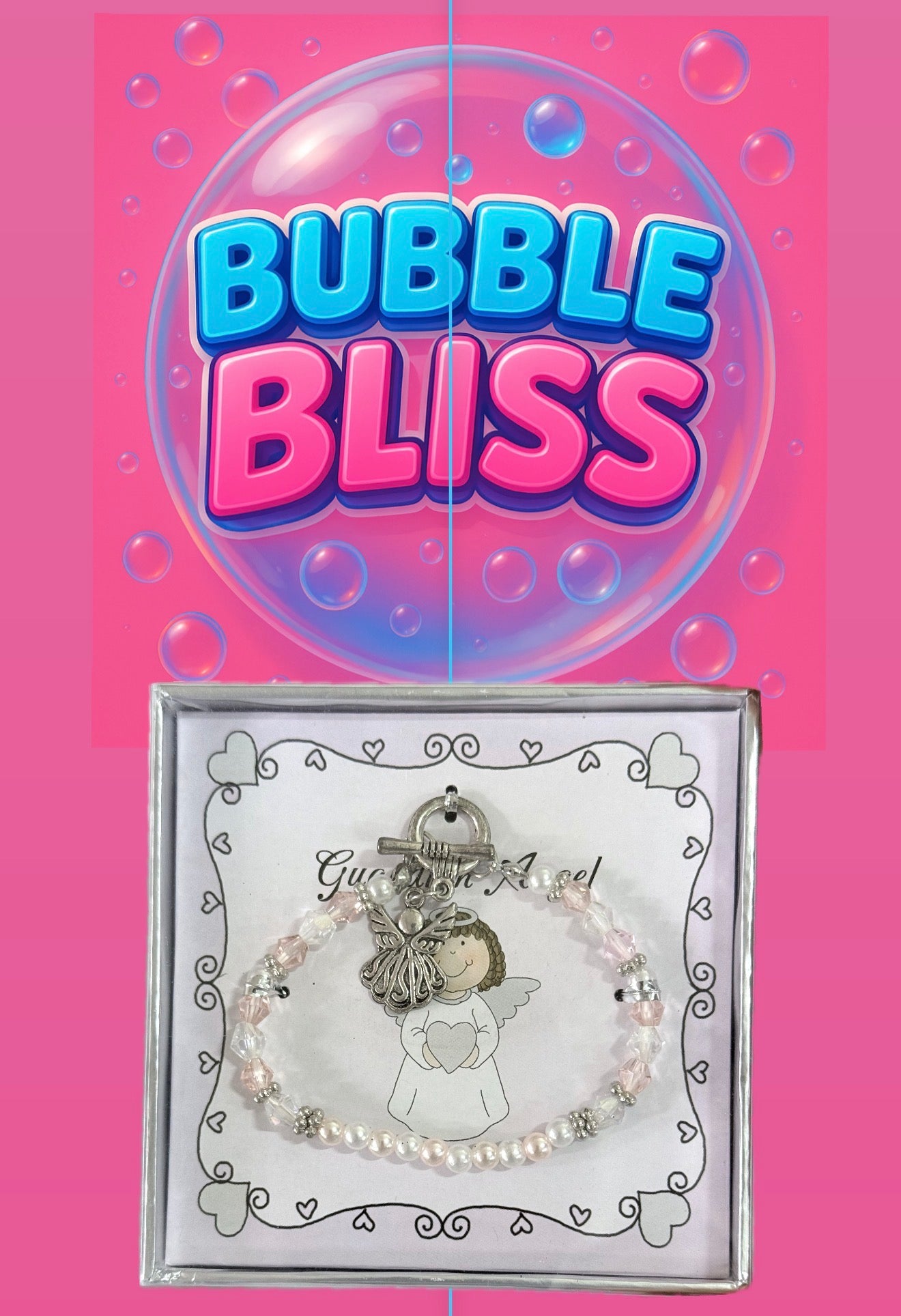 Pulseira Anjo da Guarda Infantil – Proteção, Amor e Luz