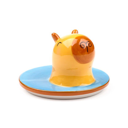 Caneca de Cerâmica com Tampa Capivara – Design Divertido com Tampa Decorativa