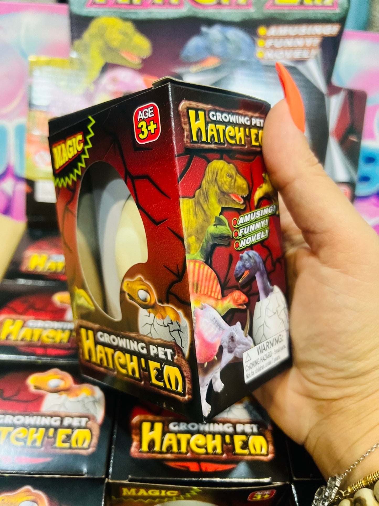 Brinquedo Ovo Dinossauro - Bubble Bliss