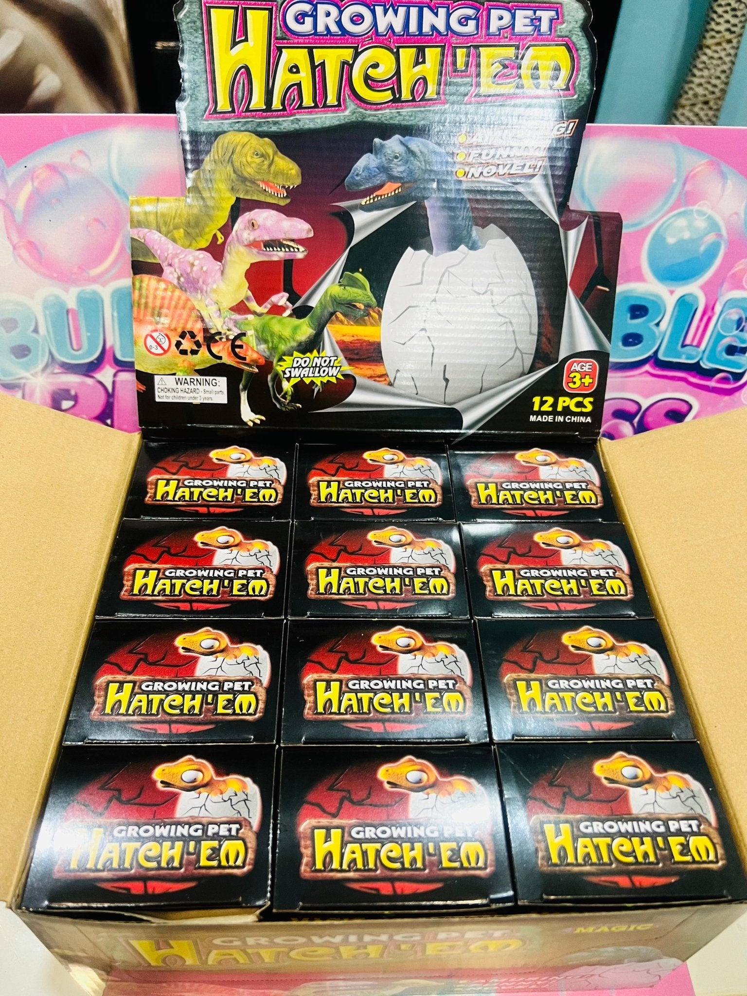 Brinquedo Ovo Dinossauro - Bubble Bliss