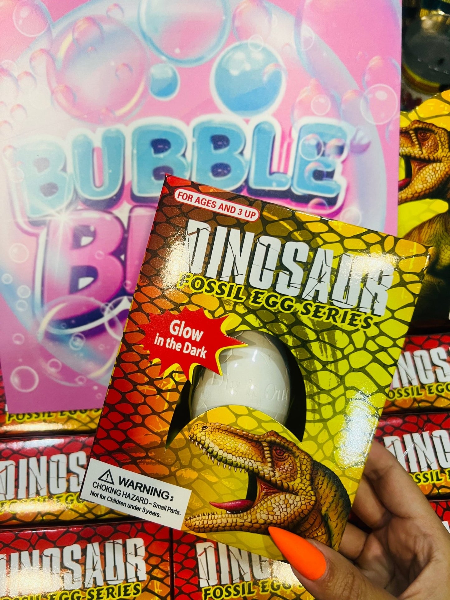 Brinquedo Ovo Dinossauro Arqueologia - Bubble Bliss