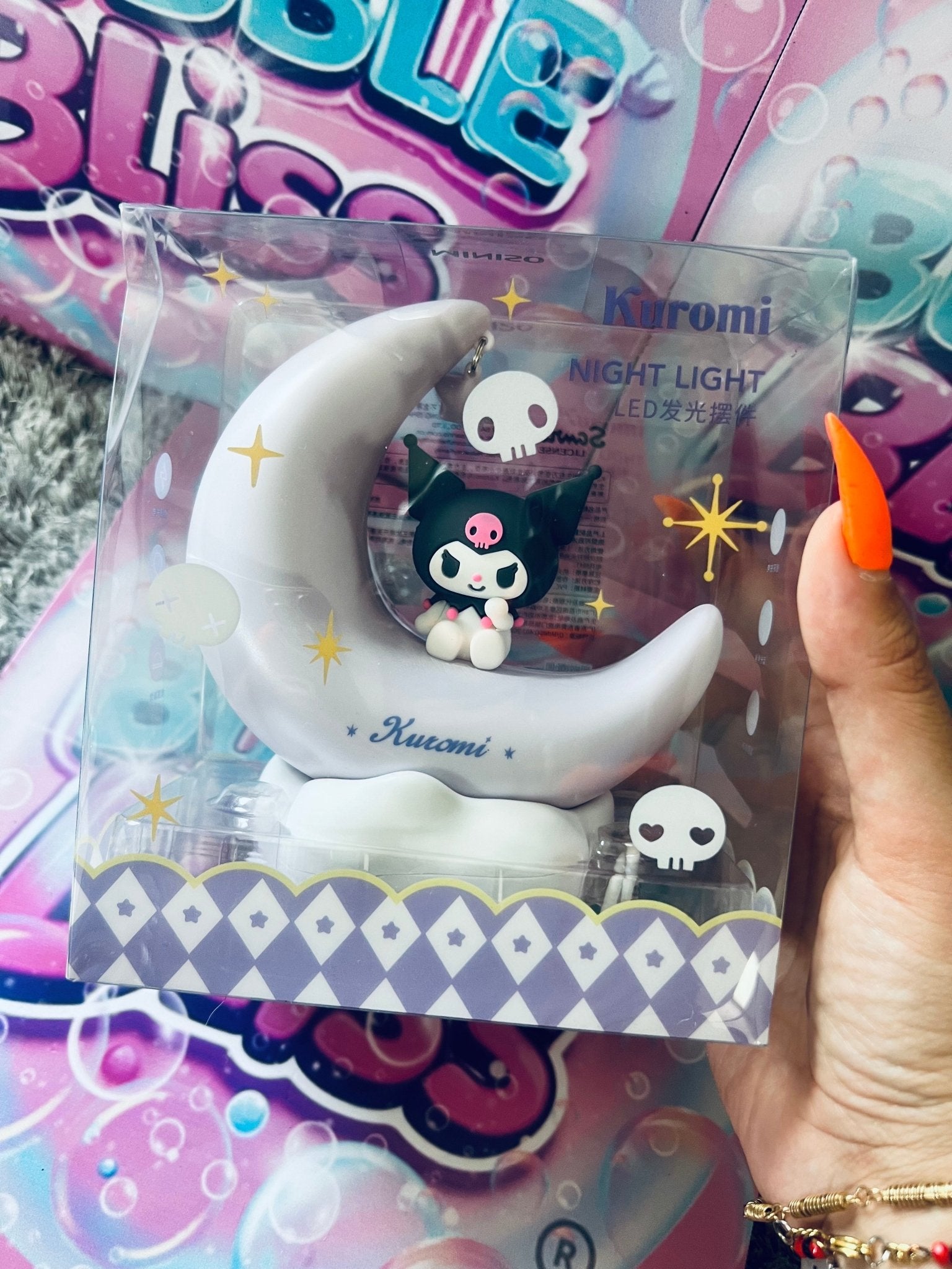 Candeeiro Kuromi - Bubble Bliss