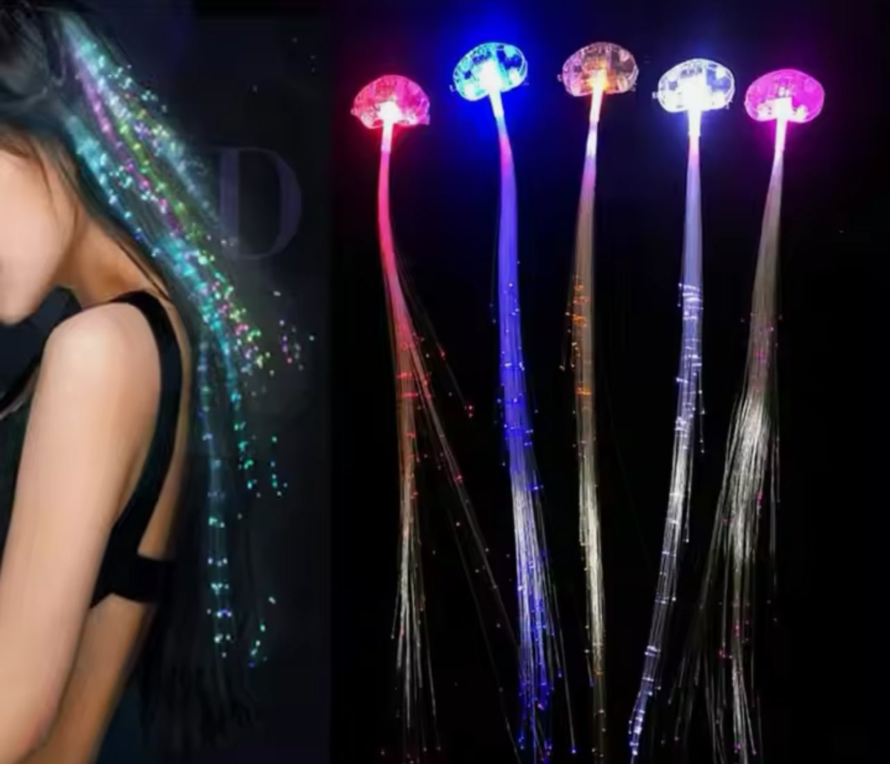 Gancho para Cabelo com Luz - Bubble Bliss