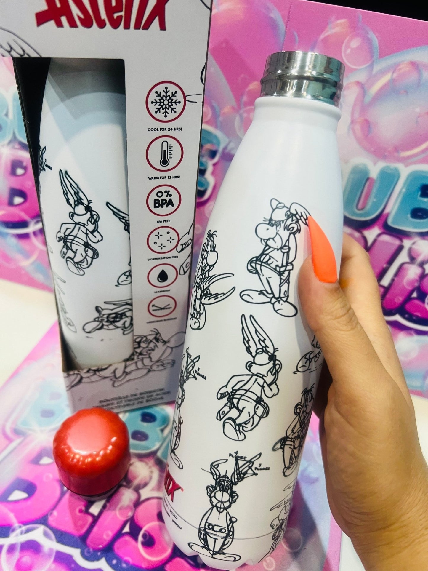Garrafa Térmica Asterix - Bubble Bliss