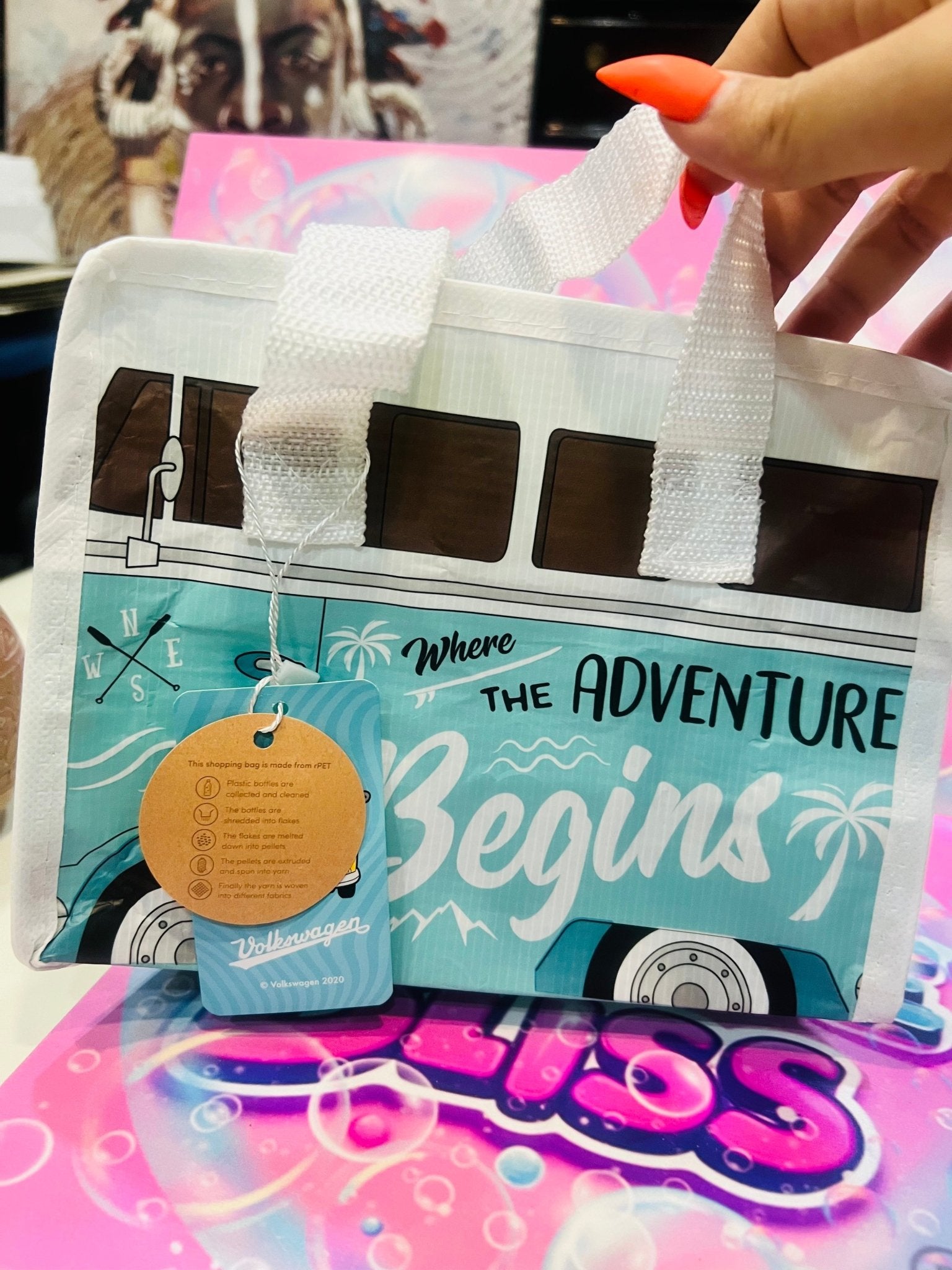 Lancheira Carrinha Kombi - Bubble Bliss