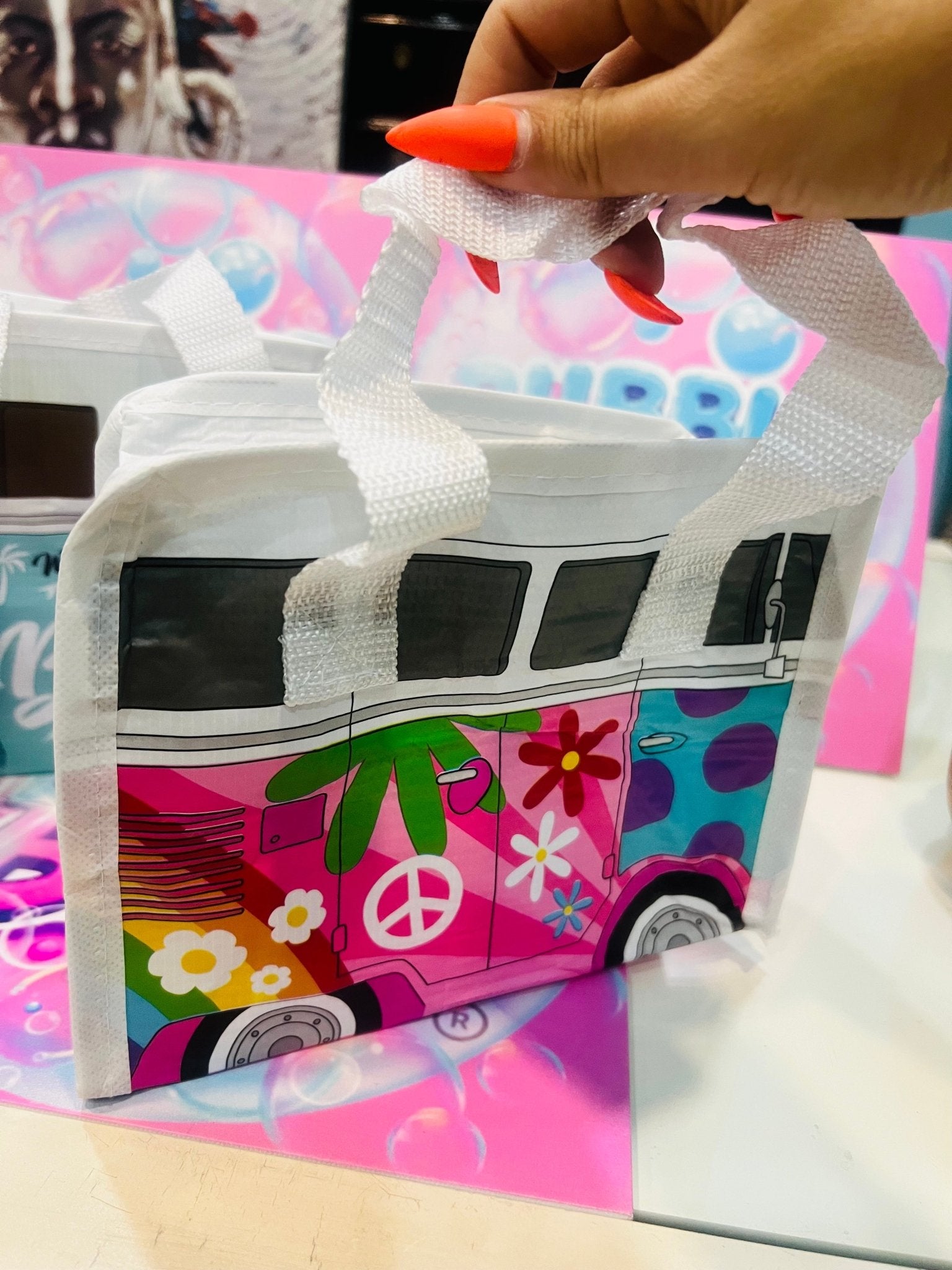 Lancheira Carrinha Kombi - Bubble Bliss